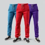 Comfort and Functionality Fleece Joggers with Pockets - Image 5
