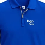 Sleek Style Zipper Polo Shirt - Image 4