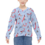 Girl's V-neck sweater - Image 5