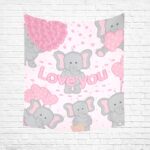 Cotton Linen Wall Tapestry 51" x 60" - Image 2