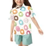 Little Girls' Polo Shirt T55 - Image 5