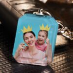 Customized Double Side Crystal Keychain With 2 Photos - Image 3