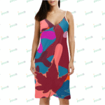 Spaghetti Strap Backless Beach Dress (D65)