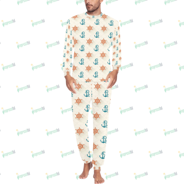 Men's All Over Print Pajama Set (Sets 07)