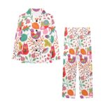 Big Girls' V-Neck Long Pajama Set (Sets 02) - Image 2