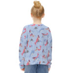 Girl's V-neck sweater - Image 4