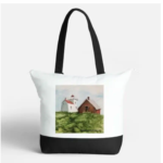 Secure and Stylish Zipper Cotton Tote Bag - Image 2
