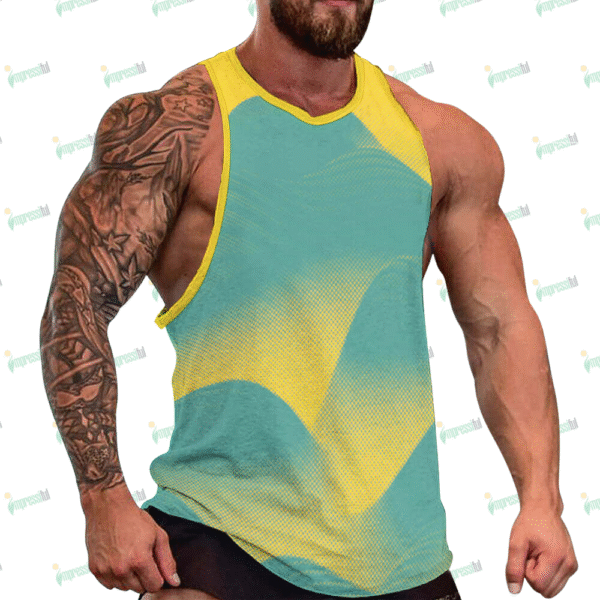 All Printing Men's Full Print Vest