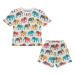 Little Girls' Short Pajama Set (Sets 01) - Image 2