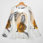 Women's Long sleeve loose tee - Image 2