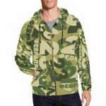 Men's All Over Print Full Zip Hoodie (Model H14) - Image 5