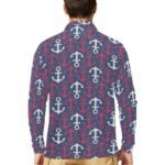 Men's Long Sleeve Polo Shirt (T73) - Image 4