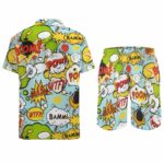 All Printing Men's Fashion Leisure Beach Suit - Image 2