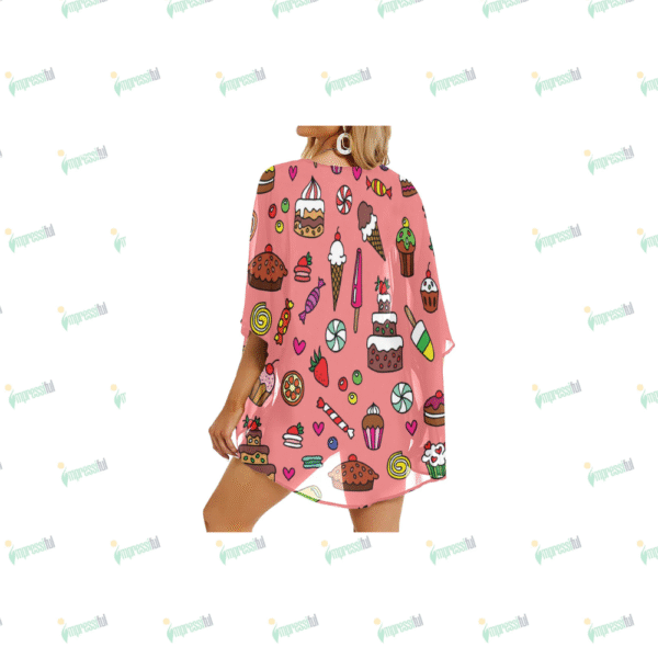Women's Kimono Chiffon Cover Up (H51)