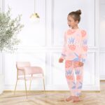 Big Girls' Crew Neck Long Pajama Set (Sets 18) - Image 4
