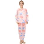 Big Girls' Crew Neck Long Pajama Set (Sets 18) - Image 5