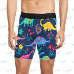 All Printing Men's Long Leg Boxer Briefs (L67)