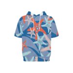 Men's Short Sleeve Fleece Hoodie (H54) - Image 2