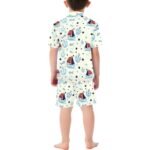 Little Boys' V-Neck Short Pajama Set (Sets 11) - Image 4