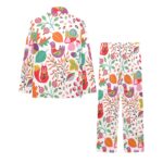Big Girls' V-Neck Long Pajama Set (Sets 02) - Image 3