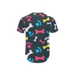 Men's All Over Print Curved Hem T-Shirt (T76) - Image 2