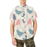 Men's AOP Short Sleeve Shirt with Chest Pocket (T53) - Image 4