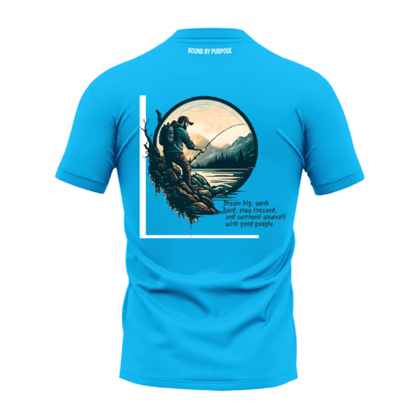 SKY Round Neck T-Shirt - "Dream Big, Work Hard, Stay Focused"