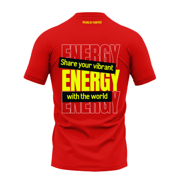 Bound By Purpose Red Round Neck T-Shirt Unisex
