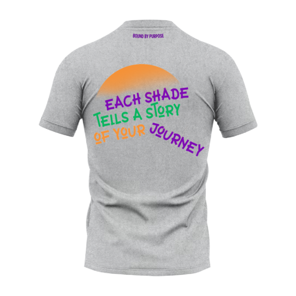 Bound By Purpose Grey Round Neck T-Shirt