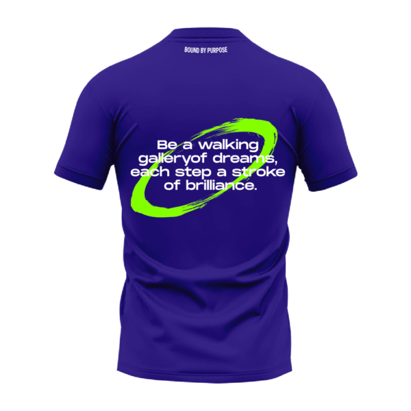 Inspirational Bold Quote Black Round Neck T-Shirt