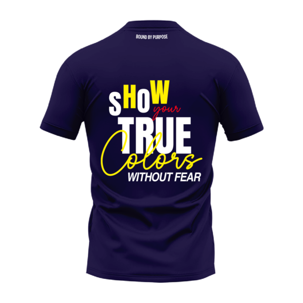 True Colors Blue Round Neck T-Shirt