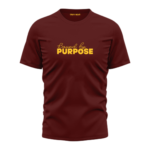 Brown "Bring Dreams to Life" Inspirational Round Neck T-Shirt