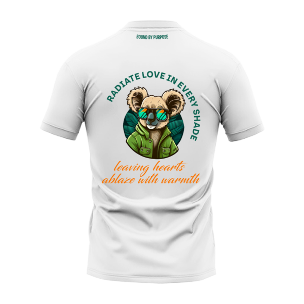Radiate Love Bold Graphic T-Shirt - White
