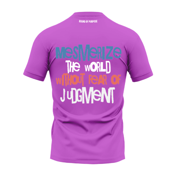 Mesmerize the World Pink Round Neck T-Shirt