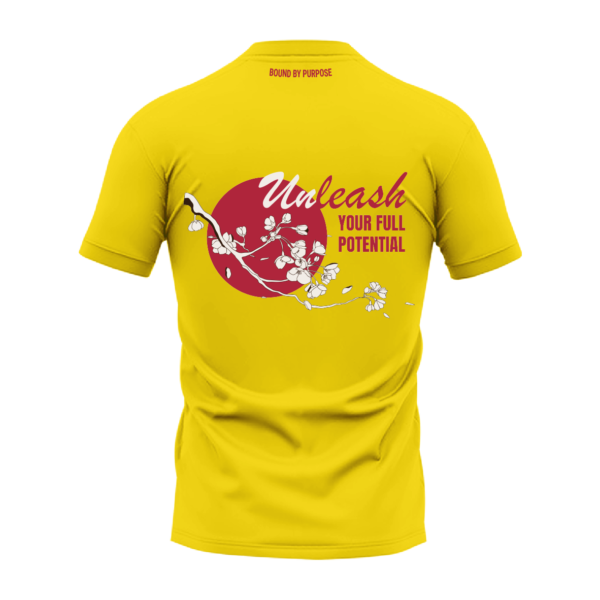 Unleash Your Potential Yellow Round Neck T-Shirt