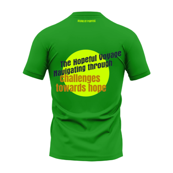 The Hopeful Voyage Green Round Neck T-Shirt