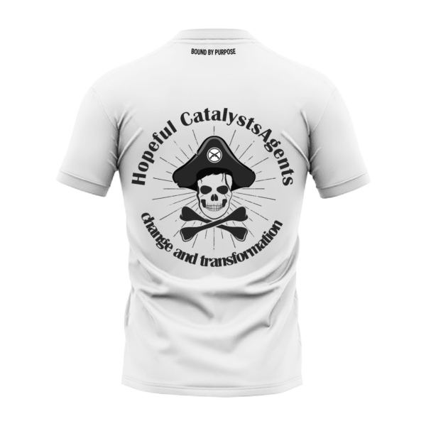 Hopeful Catalysts – Bold Quote White Round Neck T-shirt