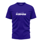 "Bound by Purpose" Blue Round Neck T-Shirt