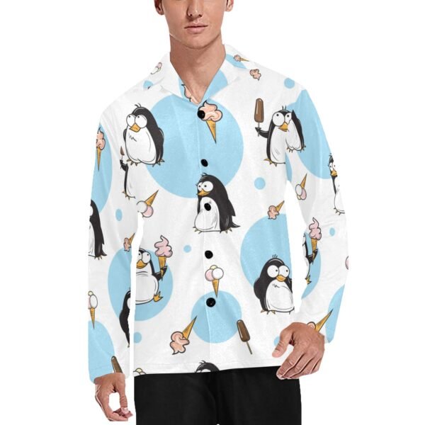 Men's V-Neck Long Pajama Set (Sets 02)