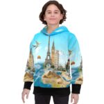 Big Boys' Long Sleeve Hoodie H57 - Image 5