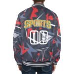 New Men's Striped Trim Bomber Jacket - Image 3