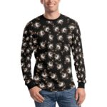 All Over Print Men's Long Sleeve T-shirt (ModelT51) - Image 5