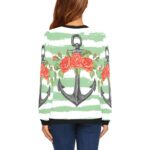 Women's All Over Print Sweatshirt (Model H18) - Image 4