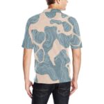 Men's All Over Print Polo Shirt (T55) - Image 4