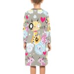 Girls' Long Sleeve Dress (D59) - Image 4