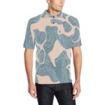 Men's All Over Print Polo Shirt (T55) - Image 5