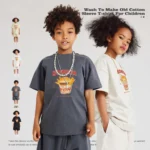 Children's Potato Chips Printed Short-Sleeve Pure Cotton Tops - Image 2