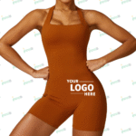 Women's Beautiful Back One-Piece Yoga Set