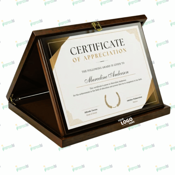 Natural Elegance Wooden Horizontal Plaque