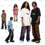 Men's Wear Heavy Washed Short Sleeve Round Neck T-shirts